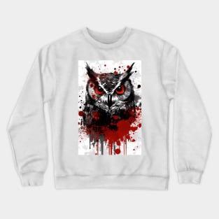 Western Screech Owl Crewneck Sweatshirt